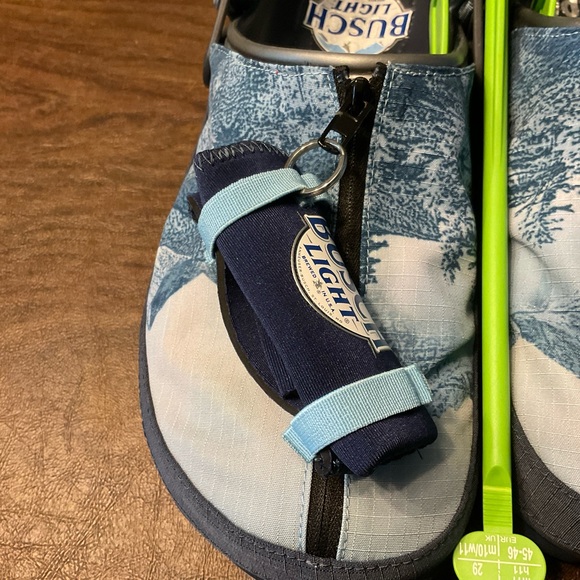 BUSCH BEER X CROCS CLASSIC ALL TERRAIN CLOG Men Size 11M 208595-90H - Picture 7 of 12